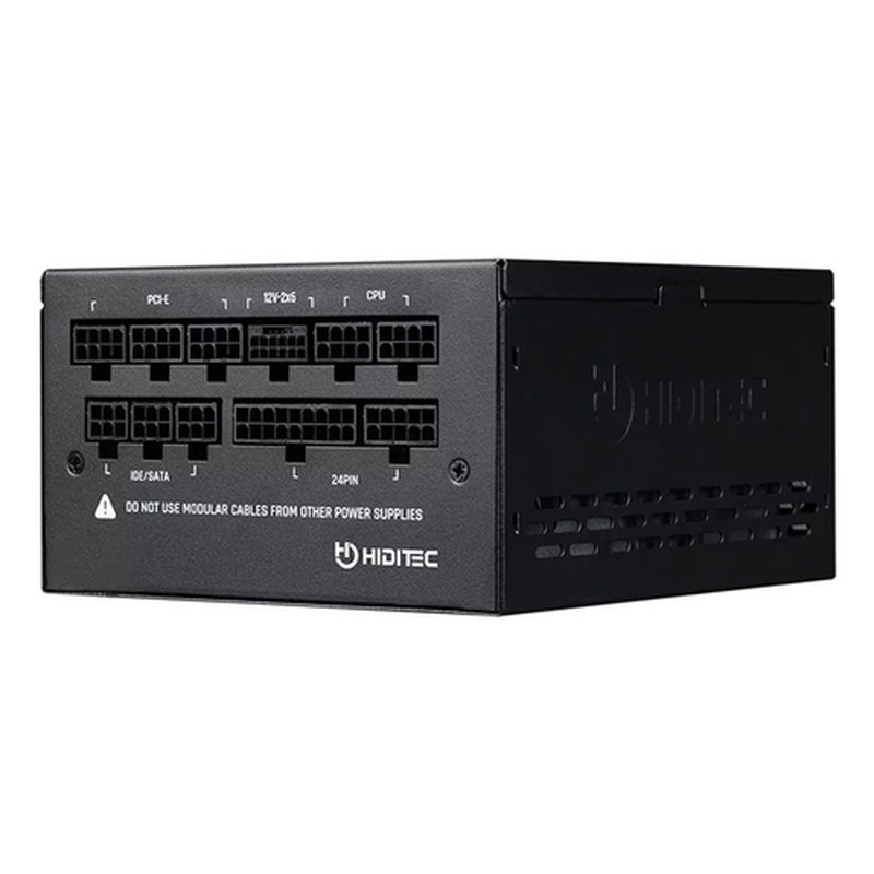 Hiditec GDX1050 v3 80PLUS GOLD ATX 3.1 PCIe 5.1 unidad de fuente de alimentación 1050 W 20+4 pin ATX Negro - Imagen 5