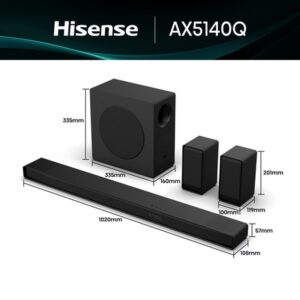 Hisense AX5140Q Negro 5.1.4 canales 600 W