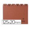 INDICE FICHERO CARTON N.4 125X20 INDICE FICHERO CARTON N.4 125X20