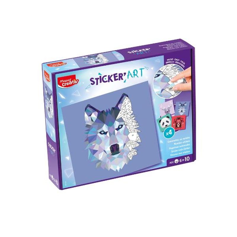 JUEGO MAPED CREATIVO STICKER'ART JUEGO MAPED CREATIVO STICKER'ART