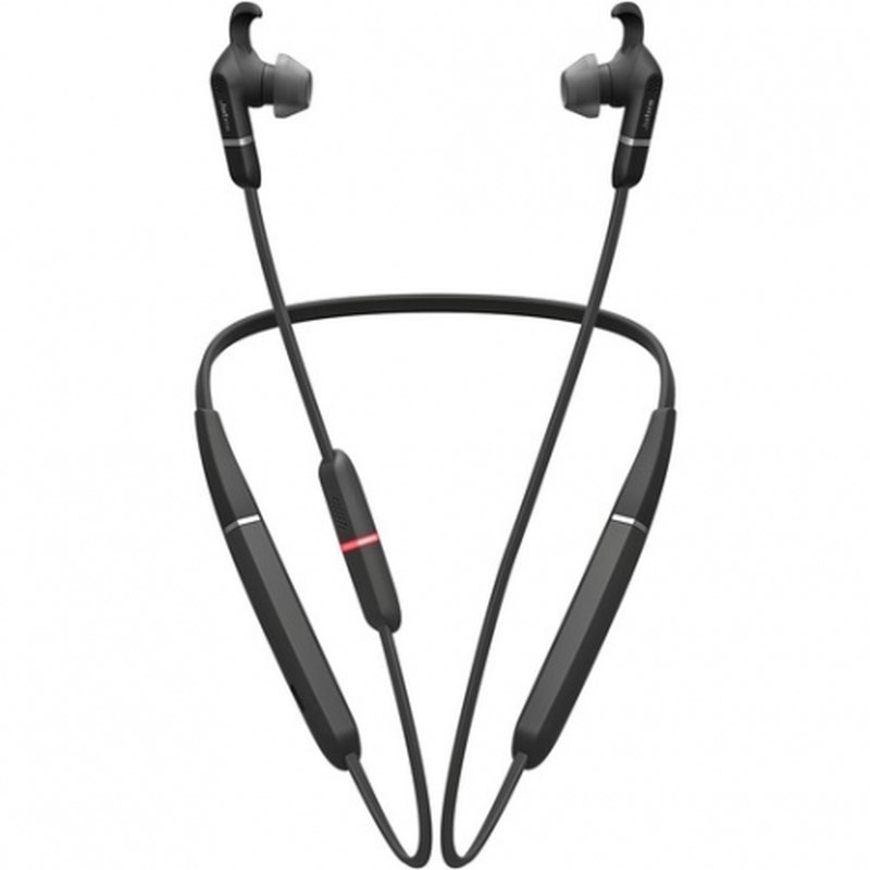 Jabra Evolve 65e MS & Link 370 Auriculares Inalámbrico Banda para cuello Oficina/Centro de llamadas MicroUSB Bluetooth Negro