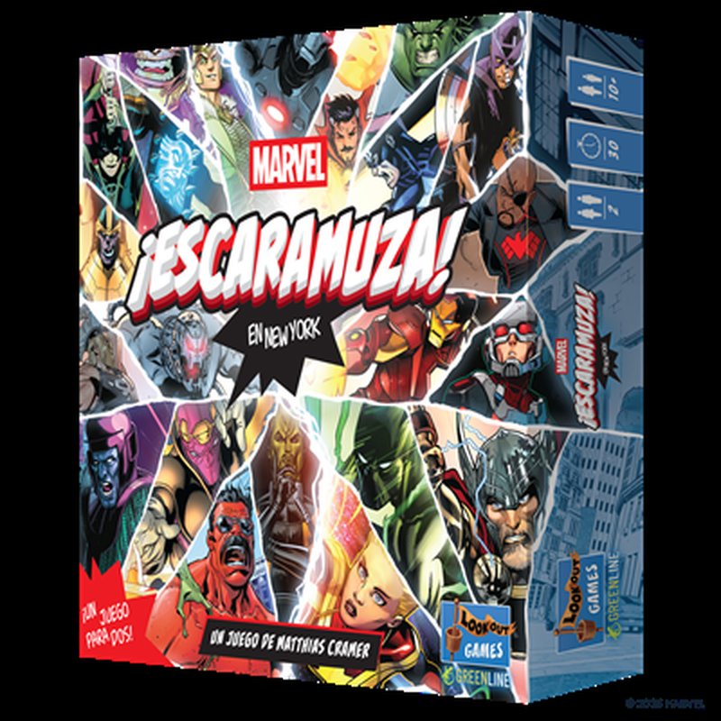 Juego Mesa Marvel ¡escaramuza! En New Juego Mesa Marvel ¡escaramuza! En New