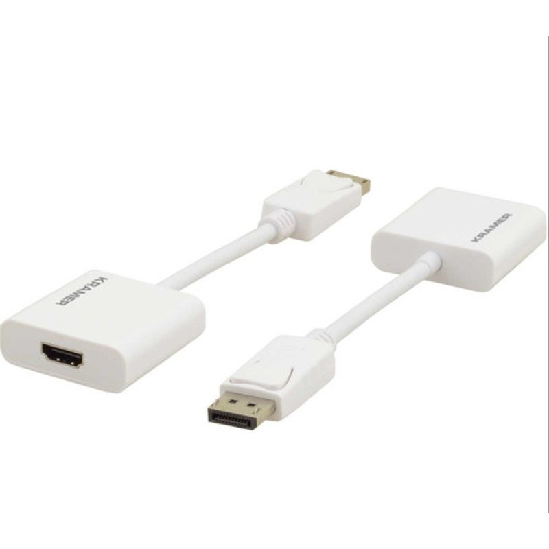 KRAMER CONNECT - CABLES DISPLAYPORT (M) TO HDMI (F) ACTIVE ADAPTER CABLE- ADC-DPM/HF/UHD2 (99-97220004) KRAMER CONNECT - CABLES DISPLAYPORT (M) TO HDMI (F) ACTIVE ADAPTER CABLE- ADC-DPM/HF/UHD2 (99-97220004)