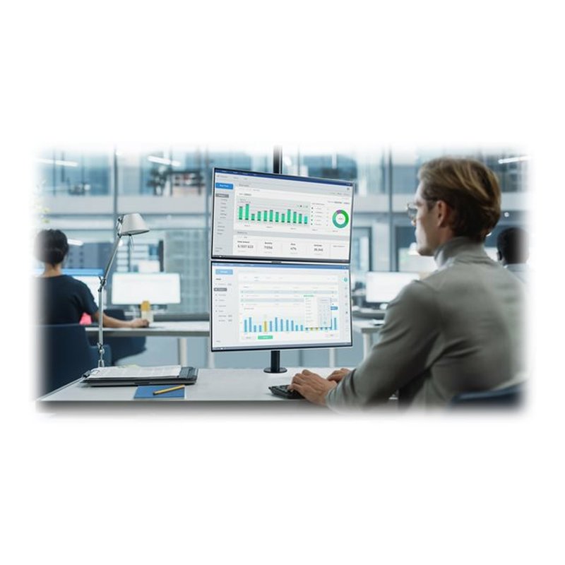 Kensington Brazo vertical para dos monitores Kensington Brazo vertical para dos monitores - Imagen 12