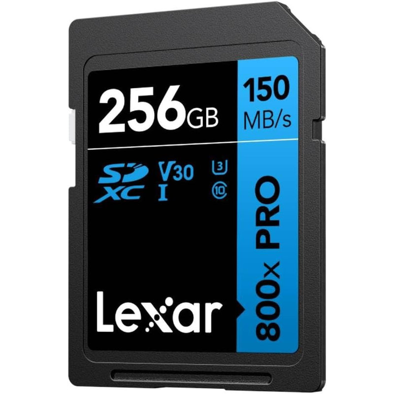 LEXAR 256GB PROFESSIONAL 800X PRO SDXC UHS-I CARDS,  UP TO 150MB/S READ 45MB/S WRITE C10 V30 U3 - Imagen 3