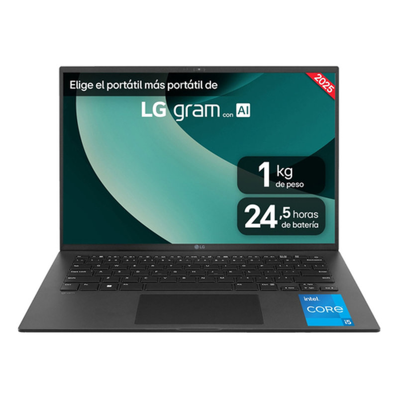 LG 14ZD90RU-G.AX55 ordenador portatil Intel® Core™ i5 i5-1334U Portátil 35,6 cm (14") WUXGA 16 GB LPDDR4x-SDRAM 512 GB SSD Wi-Fi 6E (802.11ax) FreeDOS Español Negro