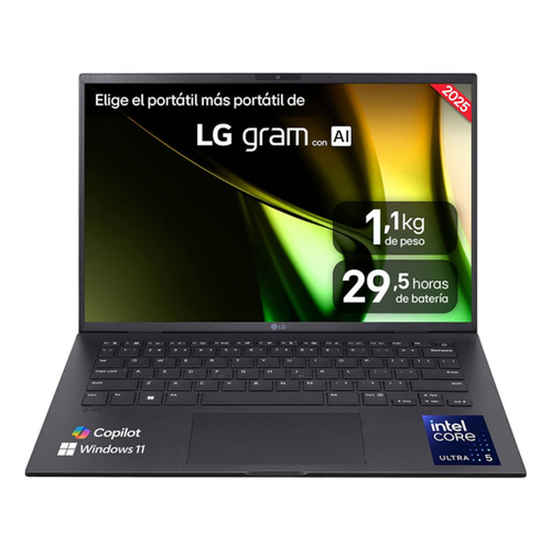 LG Gram 14Z90S Intel Core Ultra 7 155H Portátil 35,6 cm (14") WUXGA 16 GB LPDDR5-SDRAM 512 GB SSD Wi-Fi 6E (802.11ax) Windows 11 Pro Negro LG Gram 14Z90S Intel Core Ultra 7 155H Portátil 35,6 cm (14") WUXGA 16 GB LPDDR5-SDRAM 512 GB SSD Wi-Fi 6E (802.11ax) Windows 11 Pro Negro