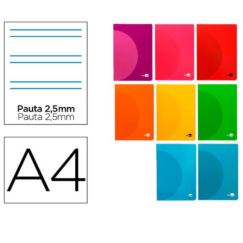 LIBRETA 360 A4 48H 90G/M2 P5 2 5 | PACK 8 UNIDADES LIBRETA 360 A4 48H 90G/M2 P5 2 5 | PACK 8 UNIDADES