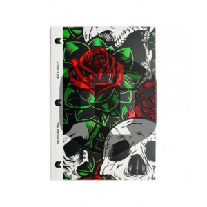 Lamina Trasera Personalizacion Qcharx Calaveras 1