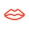 Lampara Forever Neon Led Lips Red