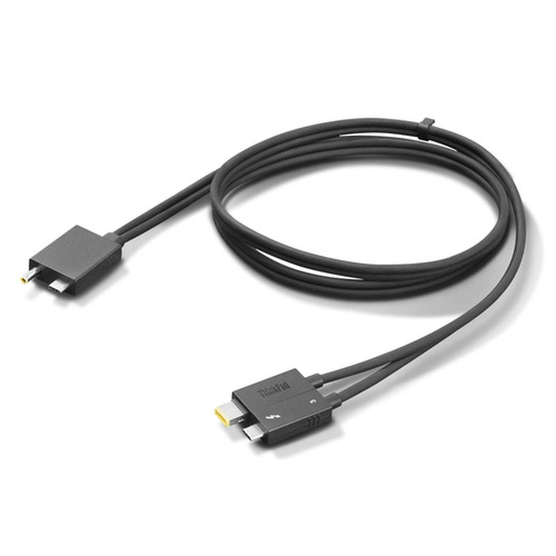 Lenovo 4X91K16970 cable Thunderbolt 0,7 m 40 Gbit/s Negro Lenovo 4X91K16970 cable Thunderbolt 0,7 m 40 Gbit/s Negro