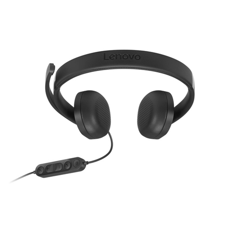 Lenovo VoIP Headset 5000 Auriculares Alámbrico Diadema Oficina/Centro de llamadas USB Tipo C Negro Lenovo VoIP Headset 5000 Auriculares Alámbrico Diadema Oficina/Centro de llamadas USB Tipo C Negro - Imagen 4