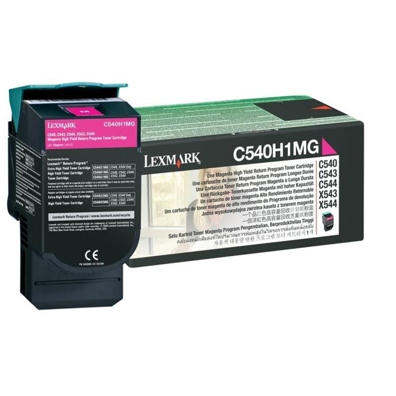 Lexmark C540H1MG cartucho de tóner 1 pieza(s) Original Magenta