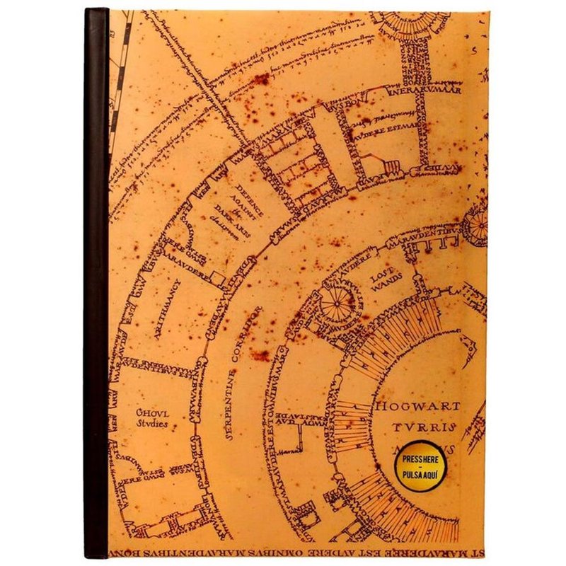 Libreta Sd Toys Harry Potter Mapa Libreta Sd Toys Harry Potter Mapa