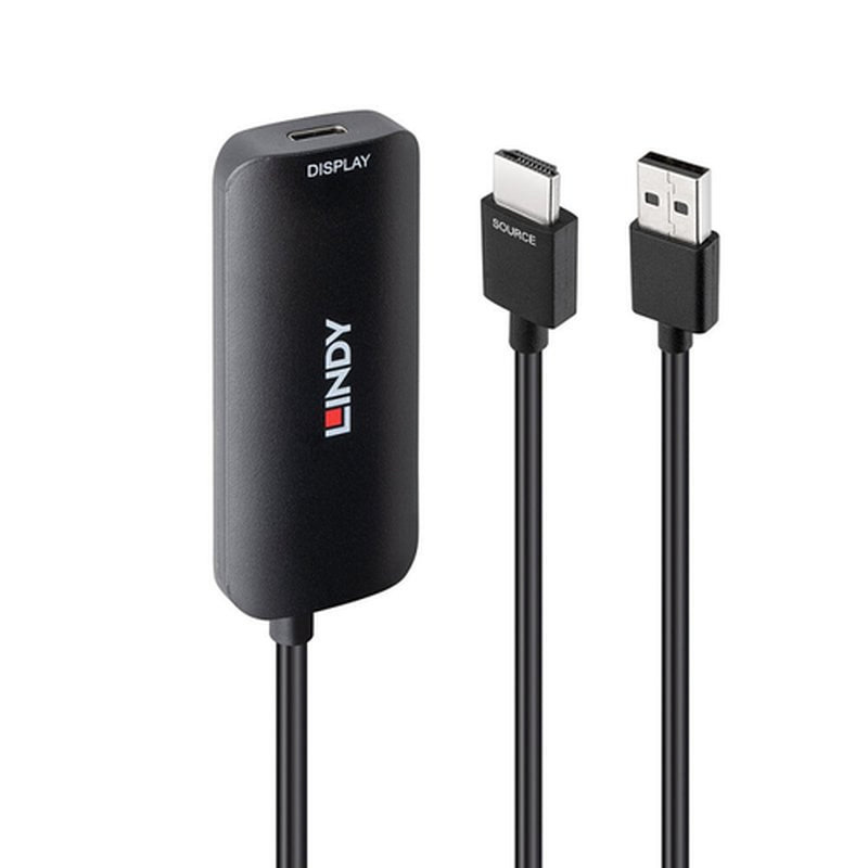 Lindy 43423 adaptador de cable de vídeo 0,2 m USB Tipo C HDMI + USB Type-C Negro Lindy 43423 adaptador de cable de vídeo 0,2 m USB Tipo C HDMI + USB Type-C Negro