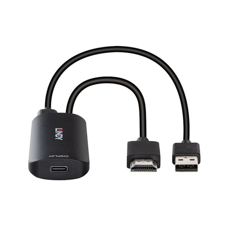Lindy 43423 adaptador de cable de vídeo 0,2 m USB Tipo C HDMI + USB Type-C Negro Lindy 43423 adaptador de cable de vídeo 0,2 m USB Tipo C HDMI + USB Type-C Negro - Imagen 3