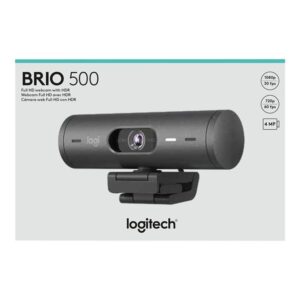Logitech Brio 500 cámara web 4 MP 1920 x 1080 Pixeles USB-C Grafito