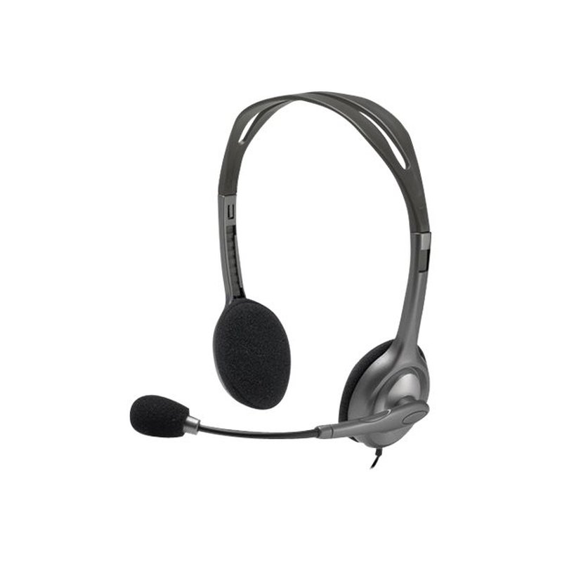 Logitech H111 Auriculares Alámbrico Diadema Oficina/Centro de llamadas Gris