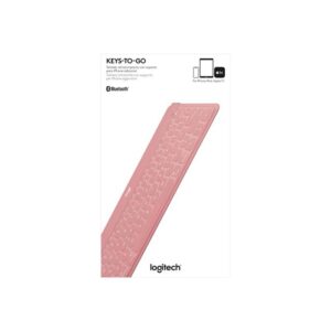 Logitech Keys-To-Go Rosa Bluetooth Alemán