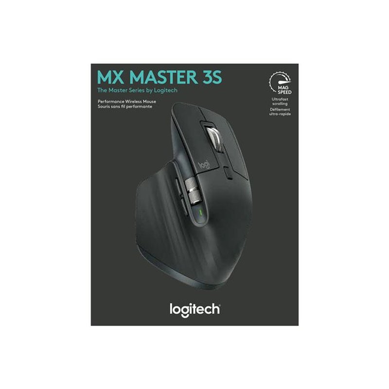 Logitech MX Master 3S ratón mano derecha RF Wireless + Bluetooth Laser 8000 DPI - Imagen 5