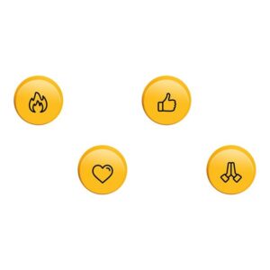 Logitech POP Keys Wireless Mechanical Keyboard With Emoji Keys teclado RF Wireless + Bluetooth AZERTY Francés Negro, Gris, Amarillo Logitech POP Keys Wireless Mechanical Keyboard With Emoji Keys teclado RF Wireless + Bluetooth AZERTY Francés Negro, Gris, Amarillo