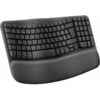 Logitech Wave Keys, teclado ergonómico inalámbrico con reposamanos acolchado, escritura cómoda y natural, Easy-Switch, Bluetooth, Logi Bolt, multisistema operativo, Windows/Mac,QWERTY Español, Grafito Logitech Wave Keys, teclado ergonómico inalámbrico con reposamanos acolchado, escritura cómoda y natural, Easy-Switch, Bluetooth, Logi Bolt, multisistema operativo, Windows/Mac,QWERTY Español, Grafito