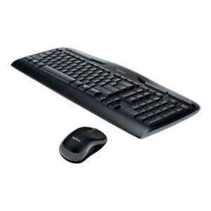 Logitech Wireless Combo MK330 teclado Ratón incluido USB QWERTY Español Negro, Gris
