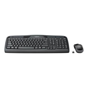 Logitech Wireless Combo MK330 teclado Ratón incluido USB QWERTY Español Negro, Gris