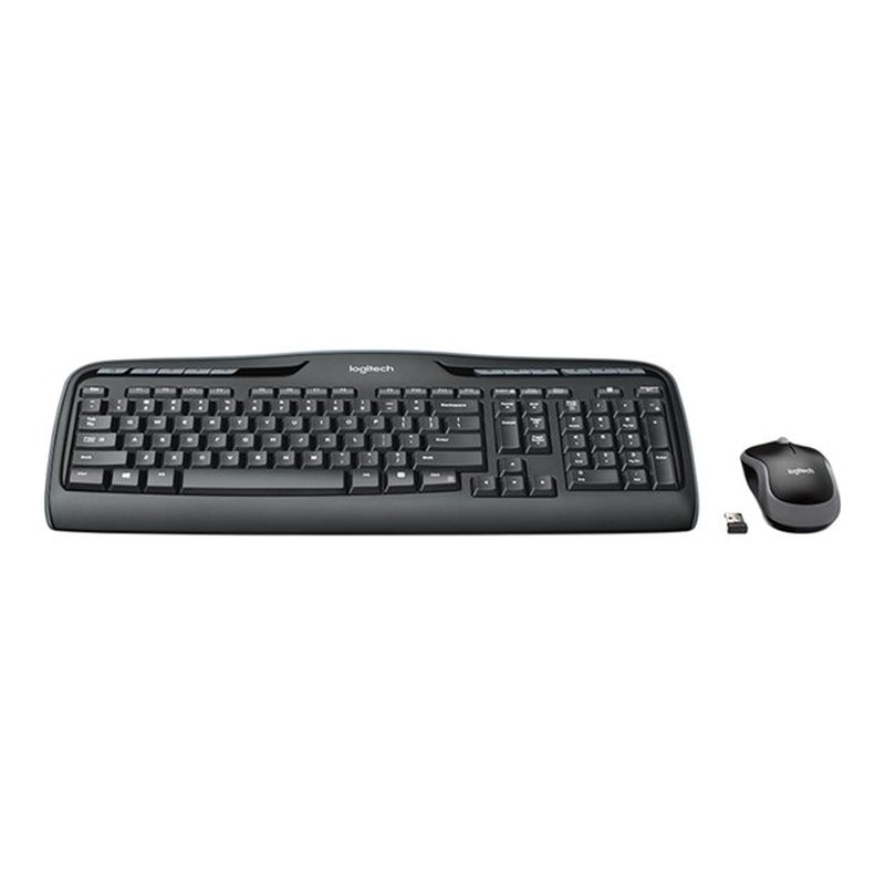 Logitech Wireless Combo MK330 teclado Ratón incluido USB QWERTY Español Negro, Gris - Imagen 3