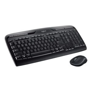 Logitech Wireless Combo MK330 teclado Ratón incluido USB QWERTY Español Negro, Gris