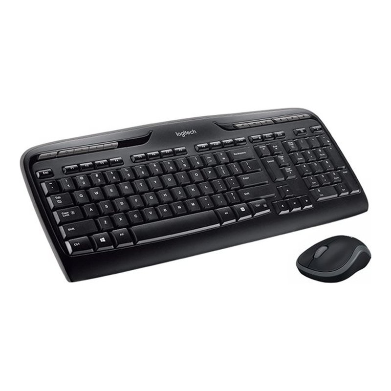 Logitech Wireless Combo MK330 teclado Ratón incluido USB QWERTY Español Negro, Gris - Imagen 4