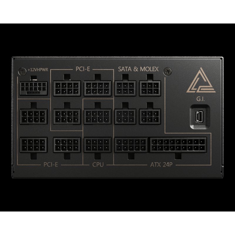 MSI MEG AI1300P PCIE5 unidad de fuente de alimentación 1300 W 24-pin ATX ATX Negro - Imagen 2