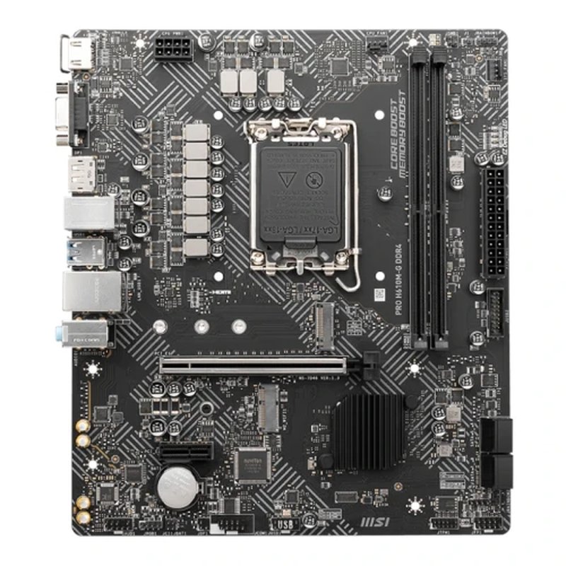 MSI PRO H610M-G placa base Intel H610 LGA 1700 micro ATX MSI PRO H610M-G placa base Intel H610 LGA 1700 micro ATX - Imagen 2