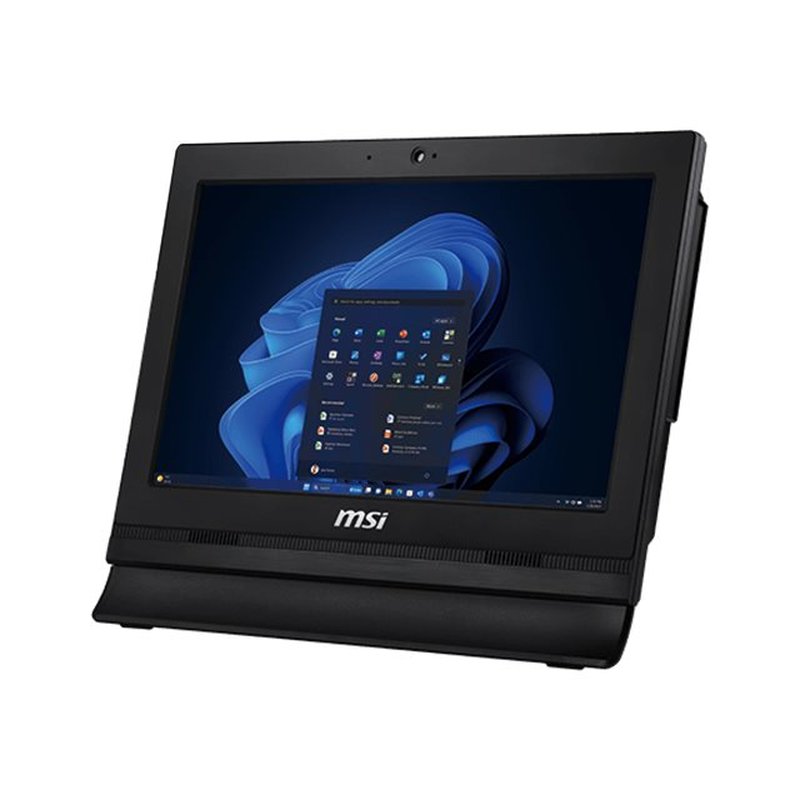 MSI Pro AP162T ADL-007XES All-in-One PC Intel® N N100 39,6 cm (15.6") 1920 x 1080 Pixeles Pantalla táctil PC todo en uno 4 GB DDR4-SDRAM 256 GB SSD Wi-Fi 6 (802.11ax) Negro