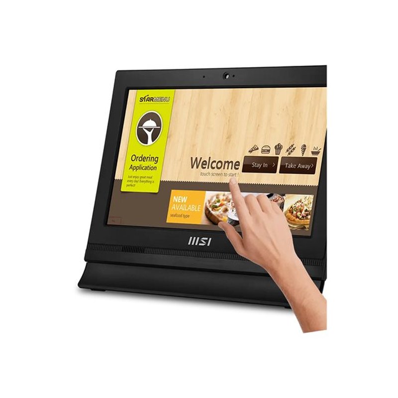 MSI Pro AP162T ADL-007XES All-in-One PC Intel® N N100 39,6 cm (15.6") 1920 x 1080 Pixeles Pantalla táctil PC todo en uno 4 GB DDR4-SDRAM 256 GB SSD Wi-Fi 6 (802.11ax) Negro - Imagen 10