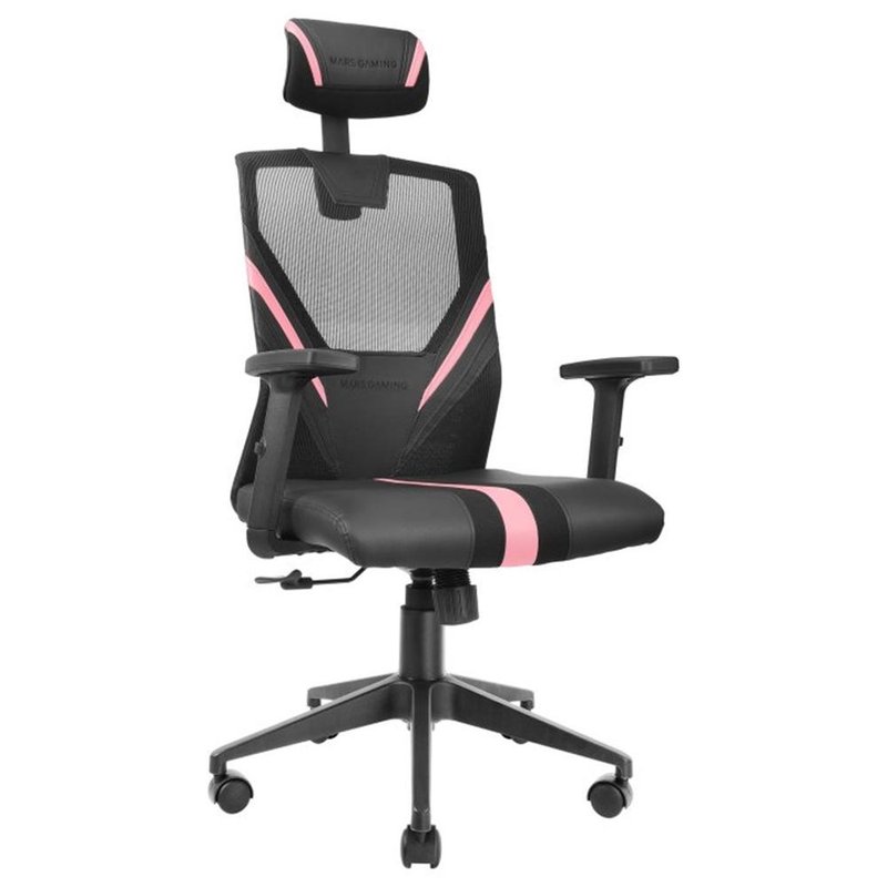 Mars Gaming MGCERGOBPK Silla Gaming, Rosa, Grande Mars Gaming MGCERGOBPK Silla Gaming, Rosa, Grande