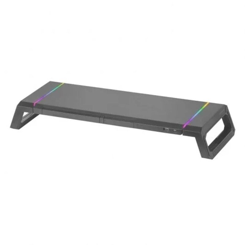 Mars Gaming MGS-ONE Negro, Soporte Monitor RGB Chroma, Tamaño Ajustable, Soporte Smartphone y Tablet, USB Frontal 2.0 Mars Gaming MGS-ONE Negro, Soporte Monitor RGB Chroma, Tamaño Ajustable, Soporte Smartphone y Tablet, USB Frontal 2.0