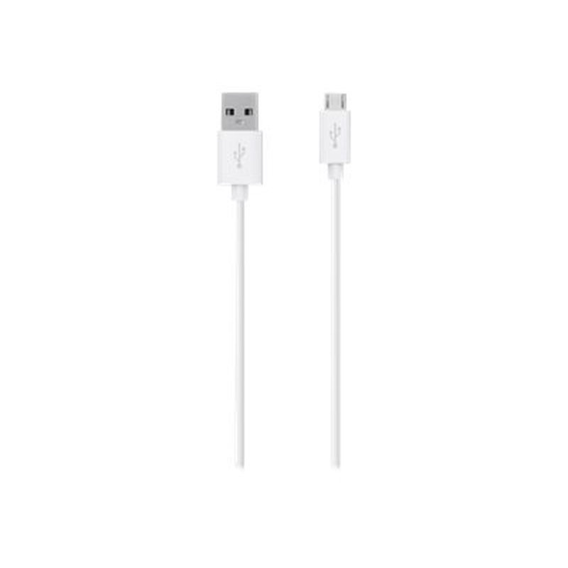 Belkin MIXIT - Cable USB - Micro-USB tipo B (M) a USB (M) - 2 m - blanco Belkin MIXIT - Cable USB - Micro-USB tipo B (M) a USB (M) - 2 m - blanco