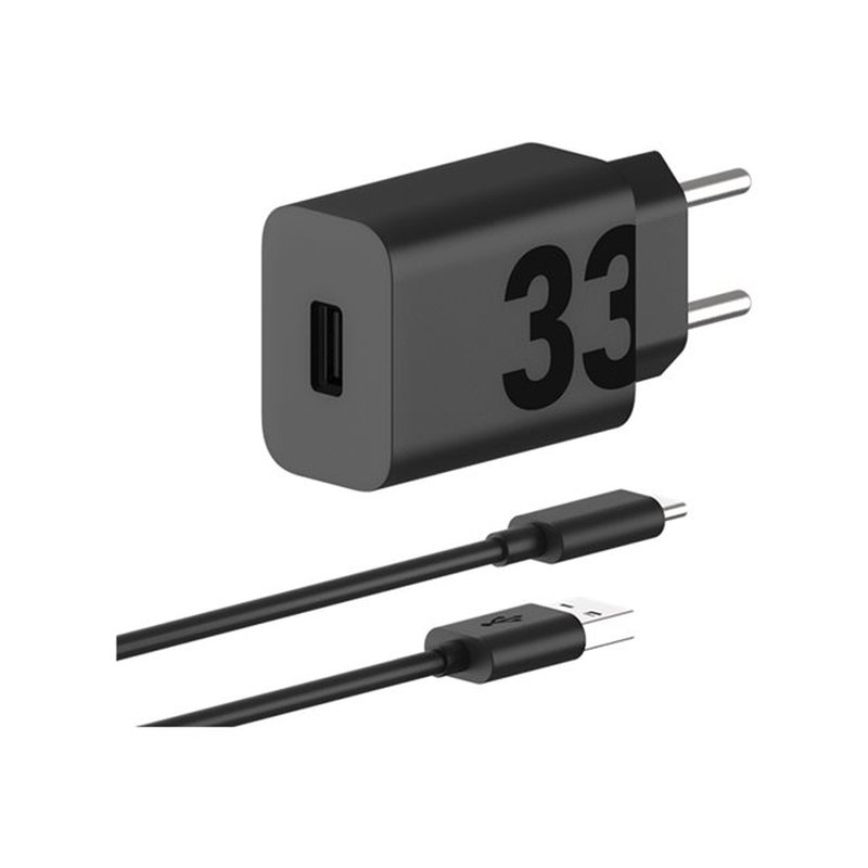 Motorola TurboPower 33W Universal Negro Corriente alterna Carga rápida Interior Motorola TurboPower 33W Universal Negro Corriente alterna Carga rápida Interior