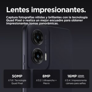 Motorola moto g35 5G 17,1 cm (6.72") SIM doble Android 14 USB Tipo C 4 GB 128 GB 5000 mAh Negro