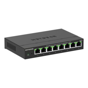 NETGEAR MS308 No administrado 2.5G Ethernet (100/1000/2500) Negro