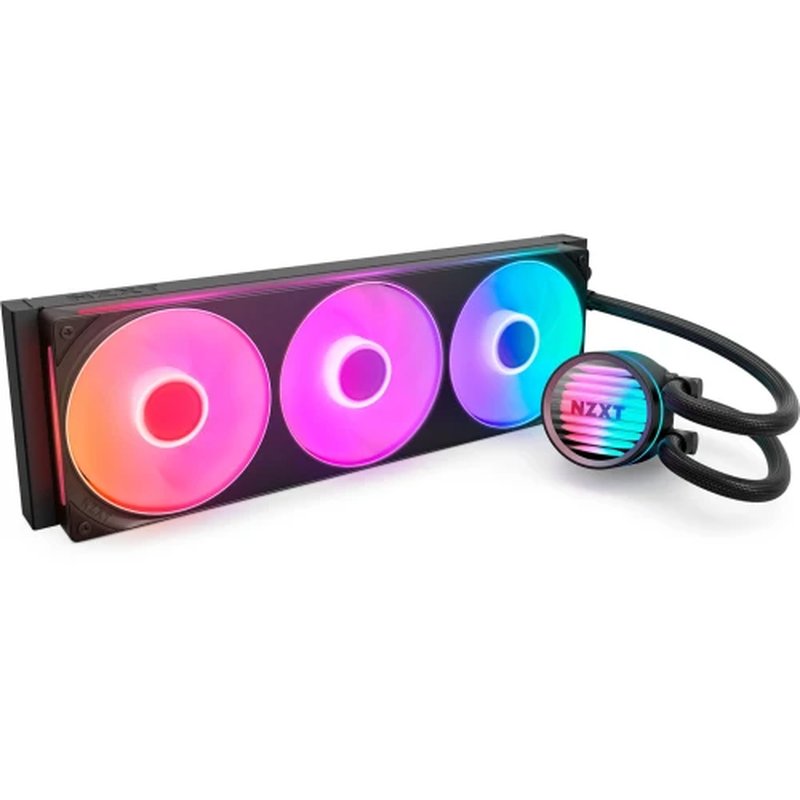 NZXT KRAKEN CORE RGB - 360MM AIO LIQUID COOLER WITH RGB CAP & RGB CORE FAN (Black) RL-KR36C-B1 NZXT KRAKEN CORE RGB - 360MM AIO LIQUID COOLER WITH RGB CAP & RGB CORE FAN (Black) RL-KR36C-B1