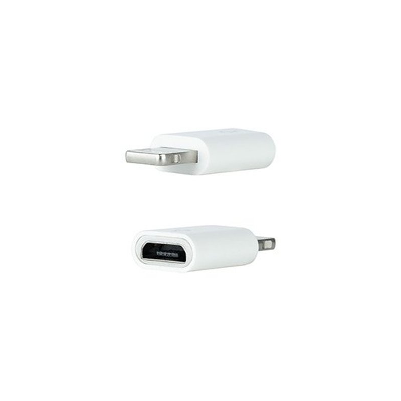 Nanocable Adaptador Lightning a Micro USB, Lightning/M-Micro B/H Blanco Nanocable Adaptador Lightning a Micro USB, Lightning/M-Micro B/H Blanco