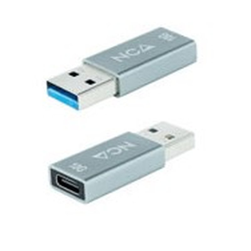 Nanocable Adaptador USB-A 3.1 GEN2 a USB-C, USB-A/M-USB-C/H, Gris Nanocable Adaptador USB-A 3.1 GEN2 a USB-C, USB-A/M-USB-C/H, Gris
