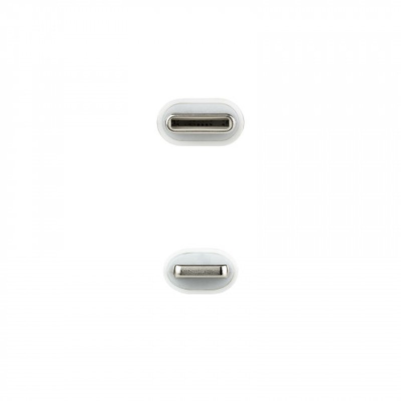 Nanocable CABLE LIGHTNING A USB-C 1M cable USB Nanocable CABLE LIGHTNING A USB-C 1M cable USB - Imagen 3