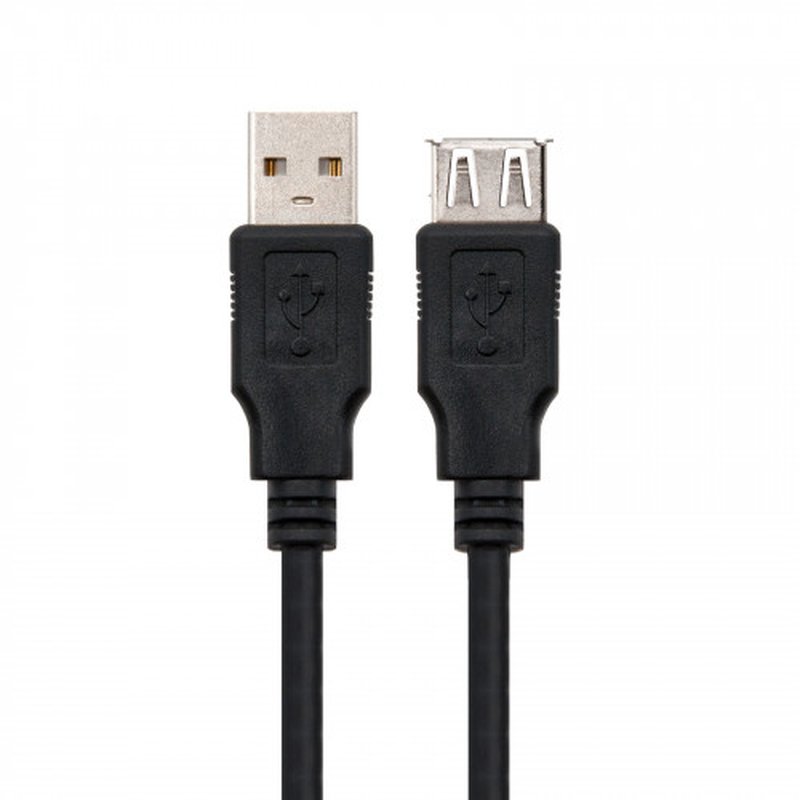 Nanocable CABLE USB 2.0, TIPO A/M-A/H, NEGRO, 1.0 M - Imagen 2