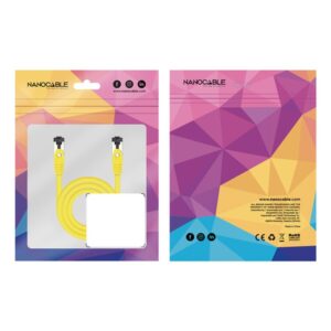 Nanocable Cable de Red Latiguillo Cat.8.1 2GHz LSZH SSTP AWG26, Amarillo, 1 m Nanocable Cable de Red Latiguillo Cat.8.1 2GHz LSZH SSTP AWG26, Amarillo, 1 m