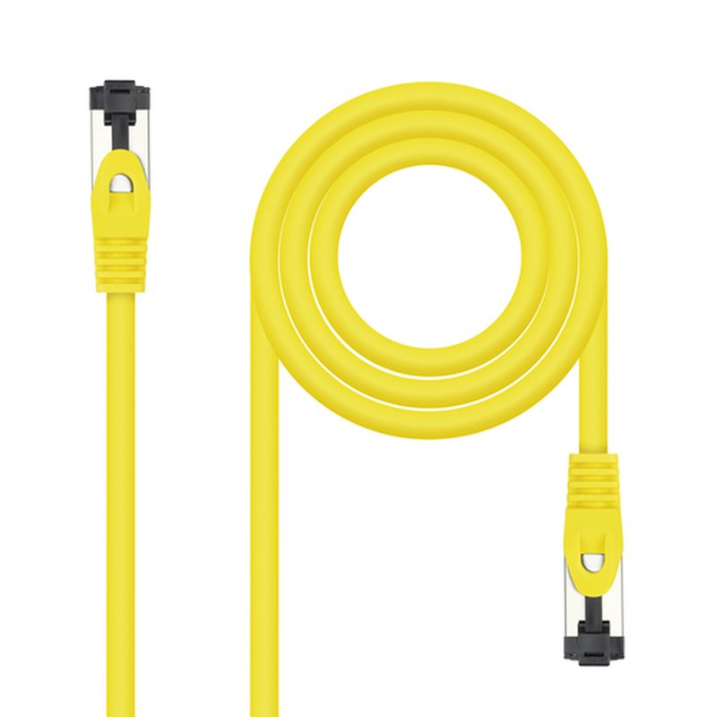 Nanocable Cable de Red Latiguillo Cat.8.1 2GHz LSZH SSTP AWG26, Amarillo, 2 m Nanocable Cable de Red Latiguillo Cat.8.1 2GHz LSZH SSTP AWG26, Amarillo, 2 m
