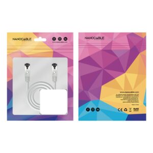 Nanocable Cable de Red Latiguillo Cat.8.1 2GHz LSZH SSTP AWG26, Gris, 7 m Nanocable Cable de Red Latiguillo Cat.8.1 2GHz LSZH SSTP AWG26, Gris, 7 m
