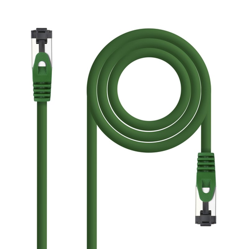 Nanocable Cable de Red Latiguillo Cat.8.1 2GHz LSZH SSTP AWG26, Verde, 30 cm Nanocable Cable de Red Latiguillo Cat.8.1 2GHz LSZH SSTP AWG26, Verde, 30 cm